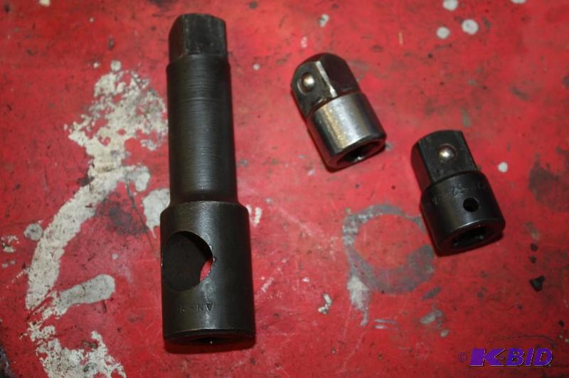 lot 246 image: (3) 12-34 Socket Adapters Including Impact Matco Chrome 4, 12-34 And More.