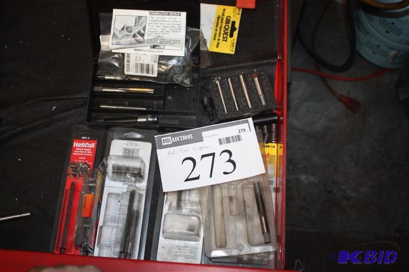 lot 273 image: Heli Coil Supplies Thread Repair Kits & Accessories.