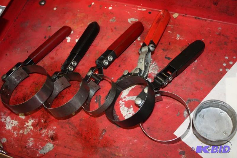 lot 275 image: Lot of (5) Oil Filter ToolsWrenches.