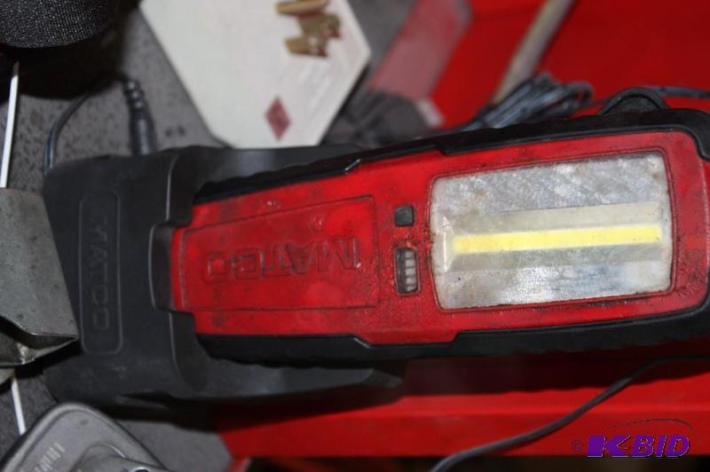 lot 477 image: Matco Rechargeable Flashlight wCharging Stand & Battery.