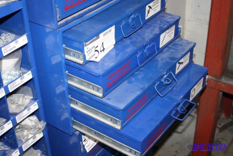 lot 54 image: Winzer Multi-Storage Shelving Unit Inserts wInsertable Trays & Winzer Guides