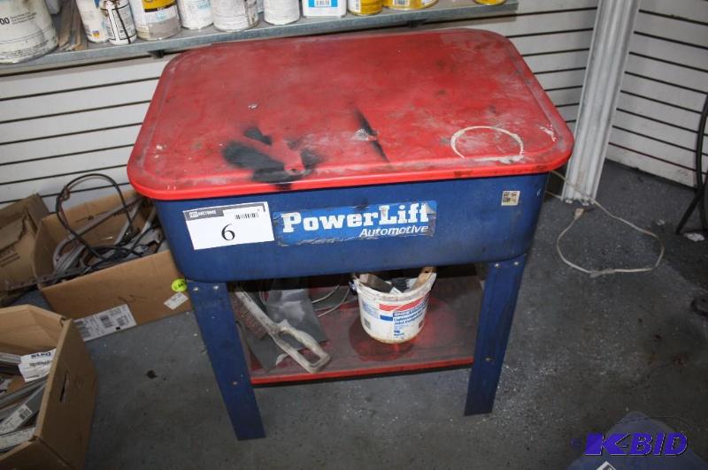 lot 6 image: PowerLift Parts Washer