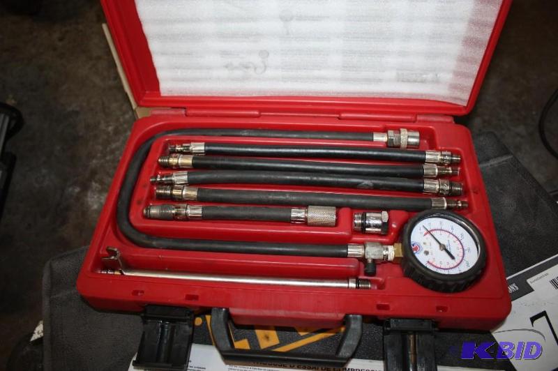lot 76 image: Matco Tools Master Compression Tester Kit Model CT110 Includes Case & All Parts.