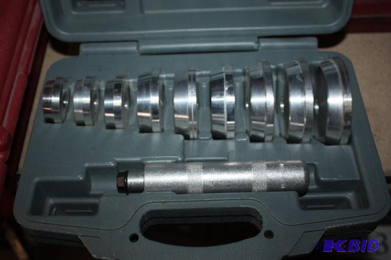 lot 98 image: Matco Tools Brand Bearing Race & Seal Driver Master Set Model BRS9.