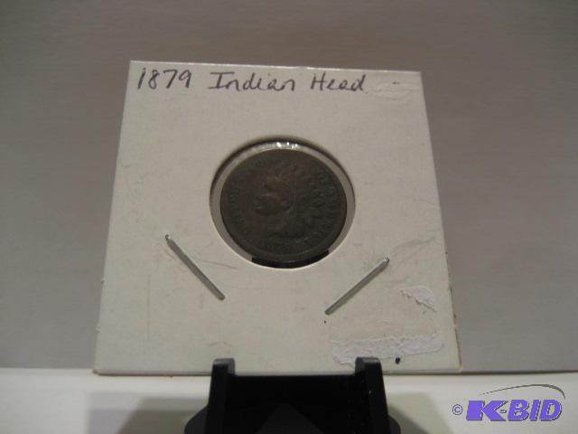 1879 INDIAN HEAD ONE CENT COIN
