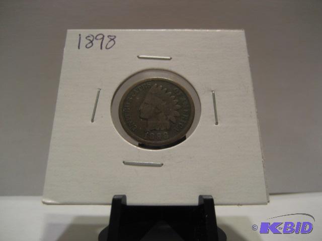 1898 INDIAN HEAD ONE CENT COIN