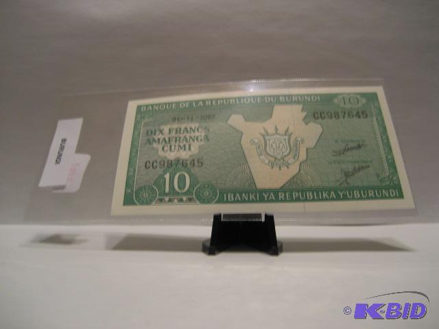 BURUNDI UNCIRCULATED NOTE