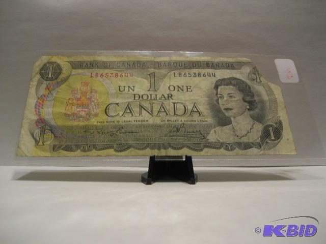 CANADIAN ONE DOLLAR BILL