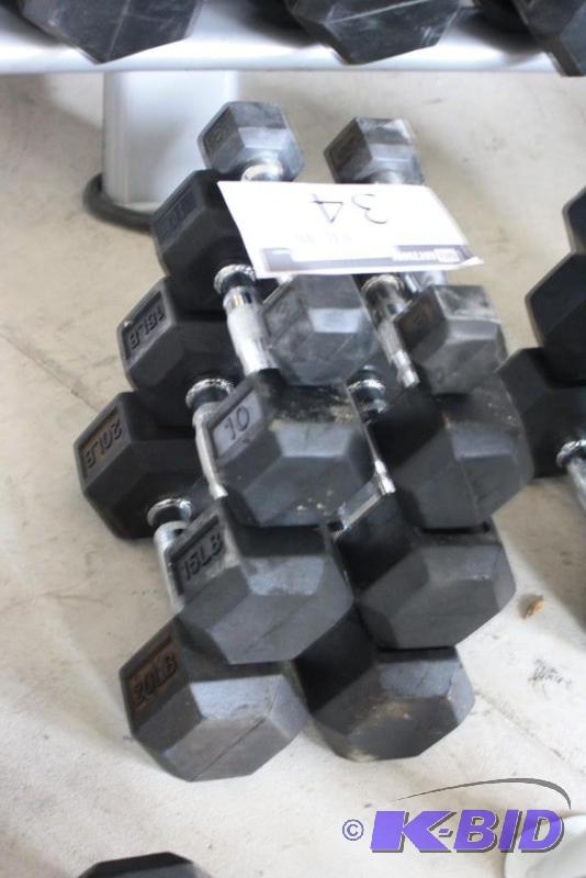 lot 34 image: Dumbells