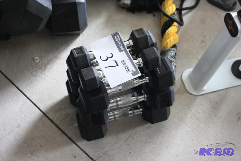 lot 37 image: Dumbells