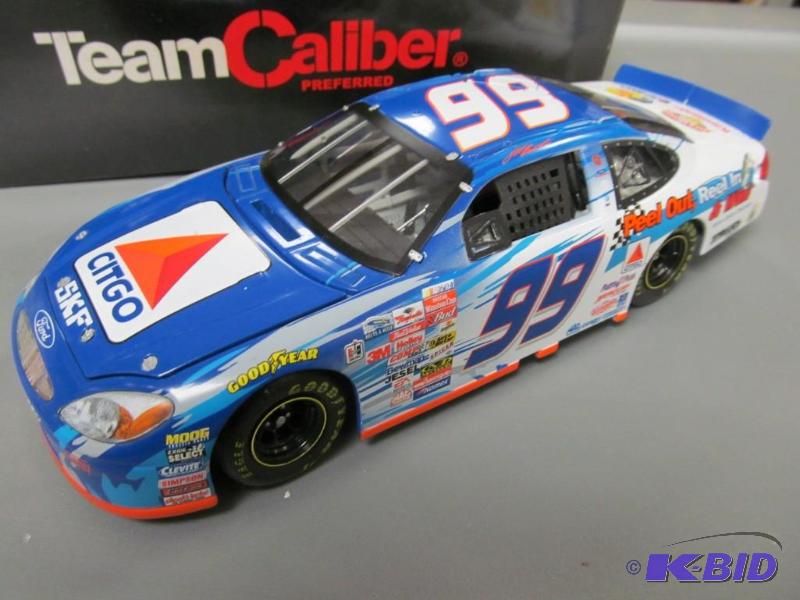 lot 12 image: 2002 Jeff Burton #99 CITGO Racing NASCAR 124 Die Cast CWC by Team Caliber 1 of 4128