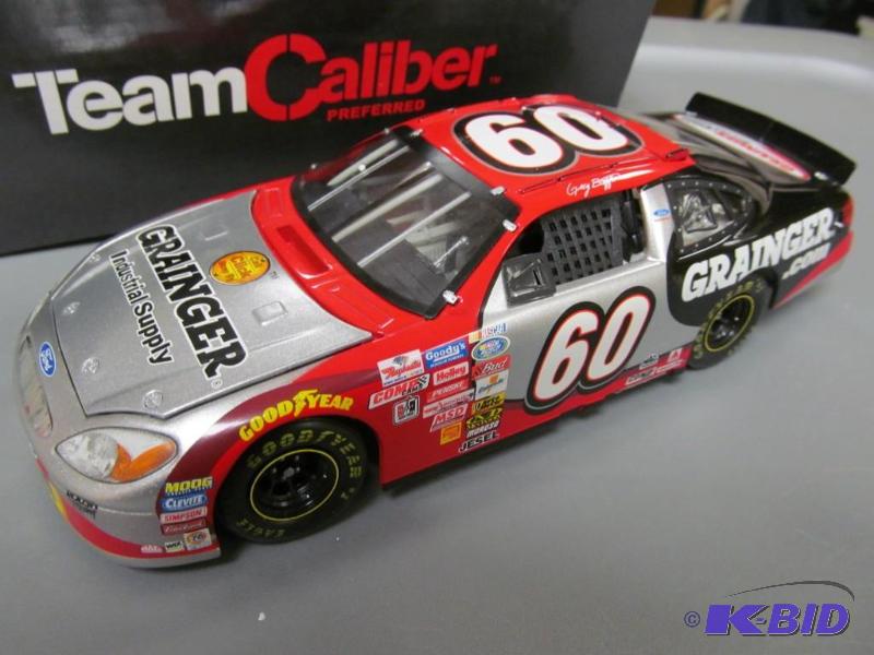 lot 13 image: 2001 Greg Biffle #60 Grainger Racing NASCAR 124 Die Cast CWC by Team Caliber 1 of 5004