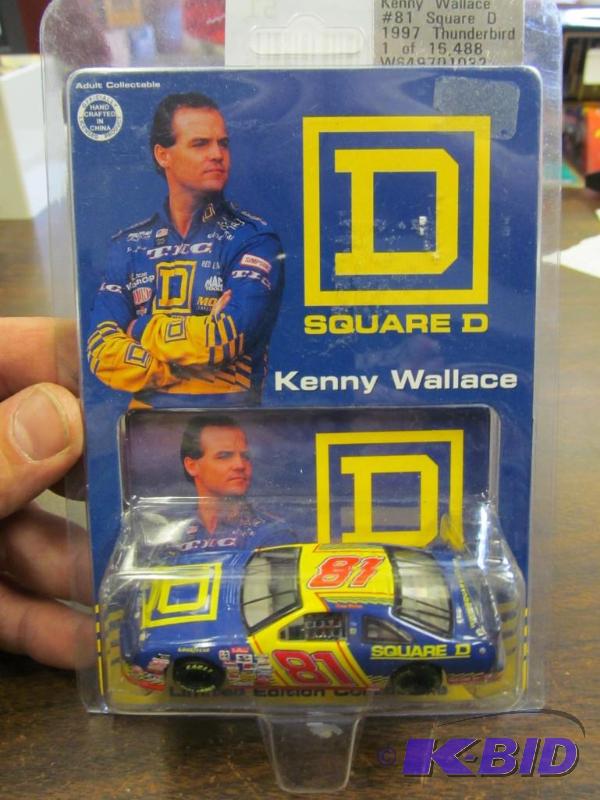 lot 51 image: 1997 Kenny Wallace #81 Square D NASCAR 164 Die Cast by Action 1 of 16,488
