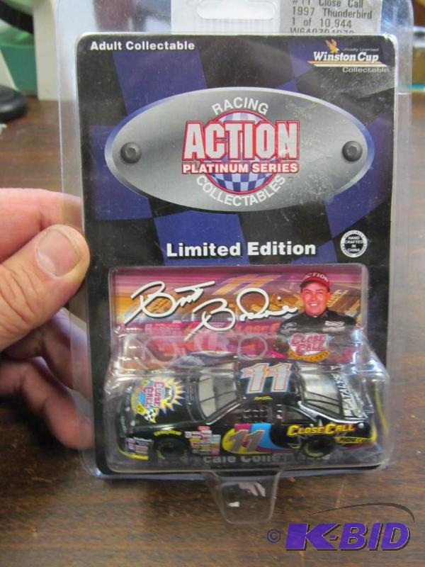 lot 55 image: 1997 Brett Bodine #11 Close Call NASCAR 164 Die Cast by Action 1 of 10,944