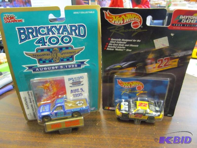 lot 57 image: Lot of 2 NASCAR 164 Die Cast