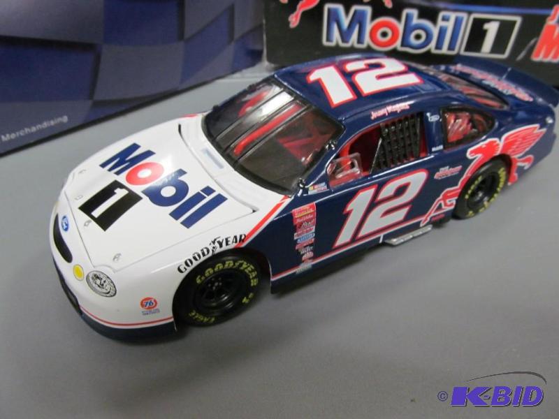 lot 6 image: 1999 Jeremy Mayfield #12 Mobil 1 NASCAR 124 Die Cast CWC by Action 1 of 3504