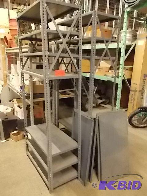 lot 102 image: (2)Shelf Units, 18 x 36 x 85...