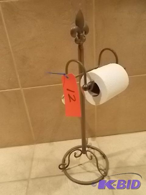 lot 12 image: Decorative Bath Tissue Dispenser...