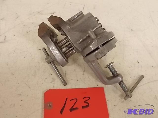 lot 123 image: Columbian 3" H.D. Clamp-On Vise...