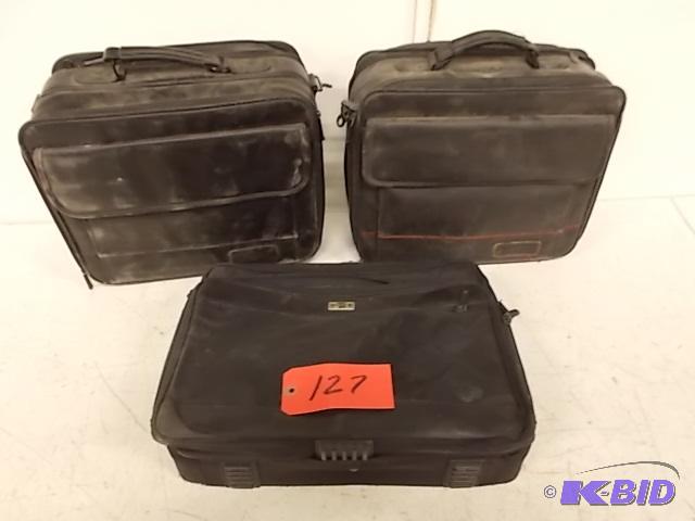 lot 127 image: (3) Laptop Cases...