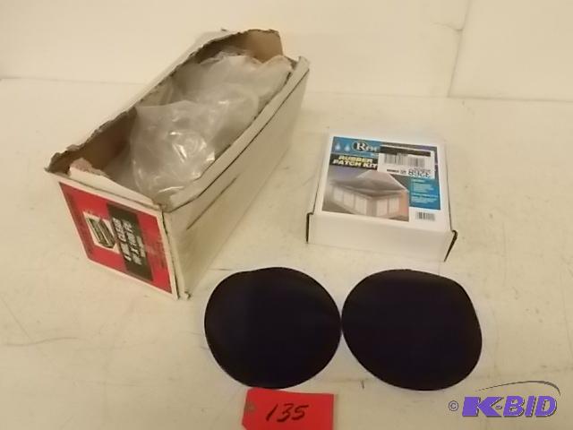 lot 135 image: Poly Sheeting & Rubber Patches...