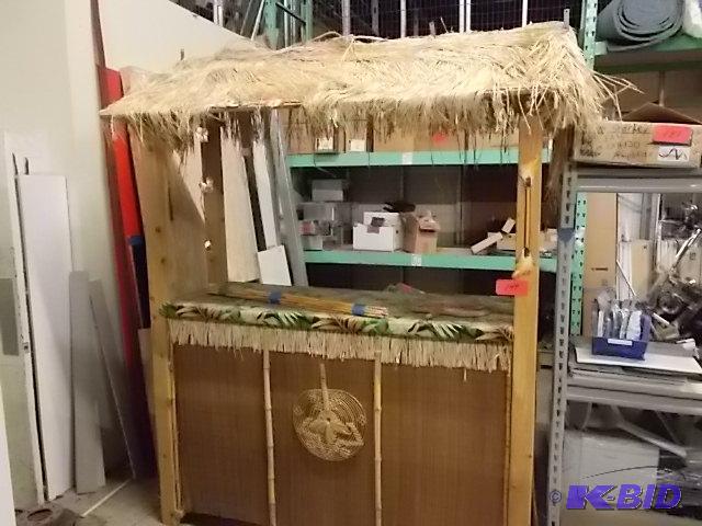 lot 149 image: Tiki Hut, Approx. 6 x 8 x 27"...
