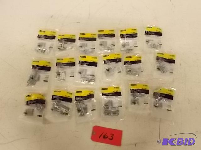 lot 163 image: (18) Stanley 2 12" Dead Bolts...