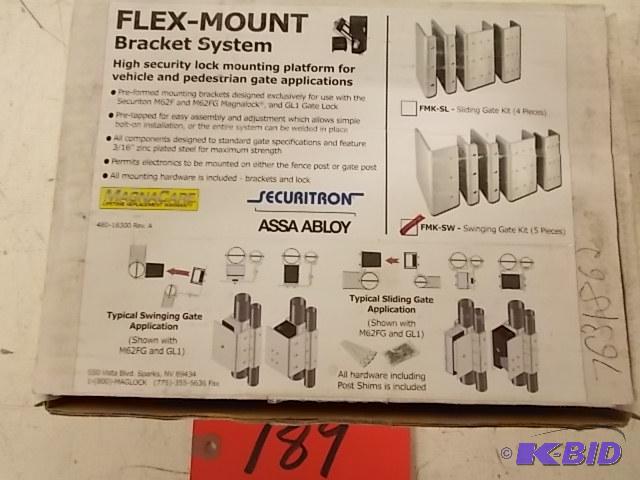 lot 189 image: Flex Mount Bracket System...
