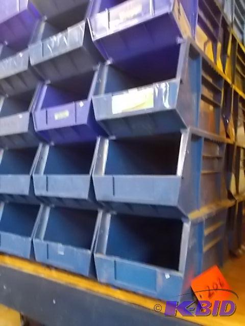 lot 202 image: Approx. (56) Blue Bins, 14 x 8 x 8...