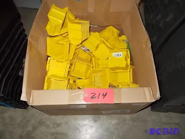 lot 214 image: Asstd Yellow Bins...
