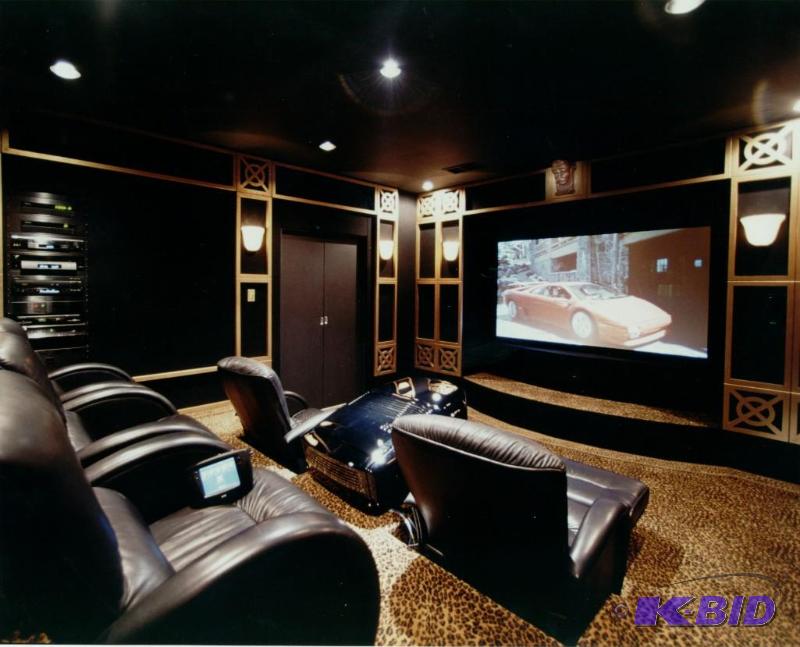 lot 223 image: Theater Room Dcor, Gold in Color...