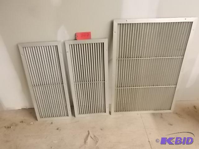lot 227 image: (3) Aluminum Vent Grates...