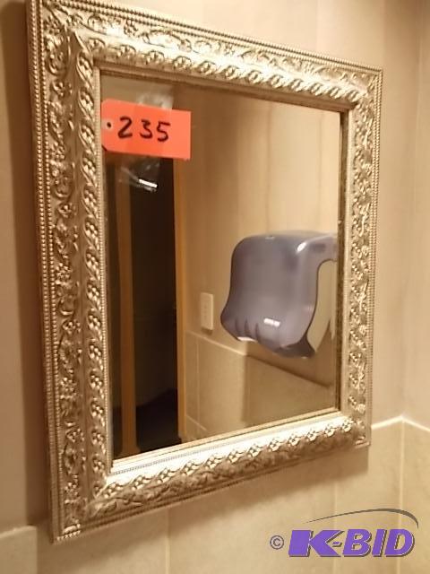 lot 235 image: Mirror, 22 x 26...