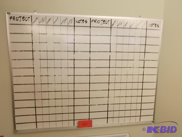 lot 30 image: White Board, 3 x 4...
