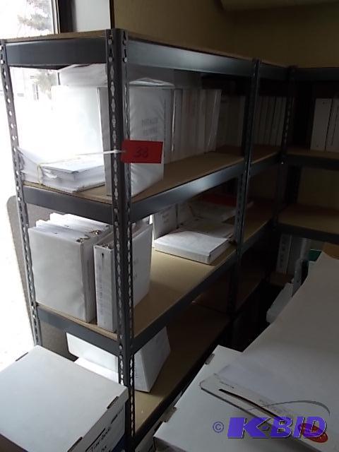lot 38 image: (2) Shelf Units, 36 x 18 x 72...