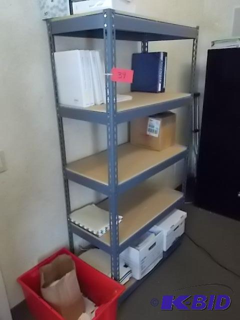 lot 39 image: Shelf Unit, 36 x 18 x 72...