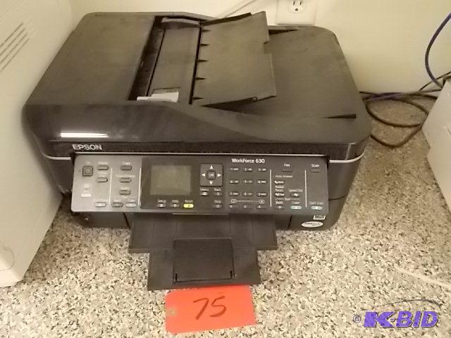 lot 75 image: Epson Workforce 630 All-In-One, Works...