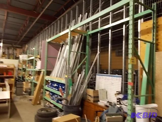 lot 77 image: (6) Sections Pallet Racking Including (7) 36&...