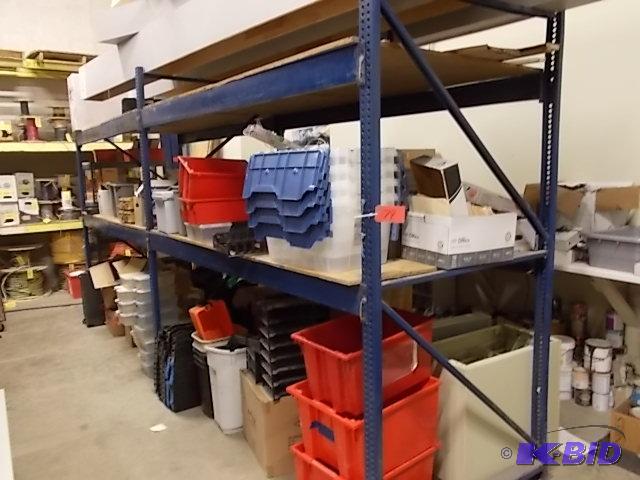 lot 79 image: (2) Sections H.D. Pallet Racking Including (3...