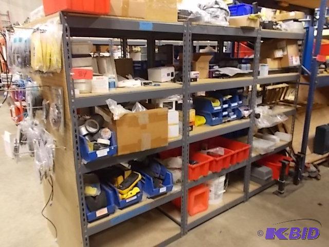 lot 84 image: (6) Sections Shelving, 18 x 36 x 72, (No Cont...