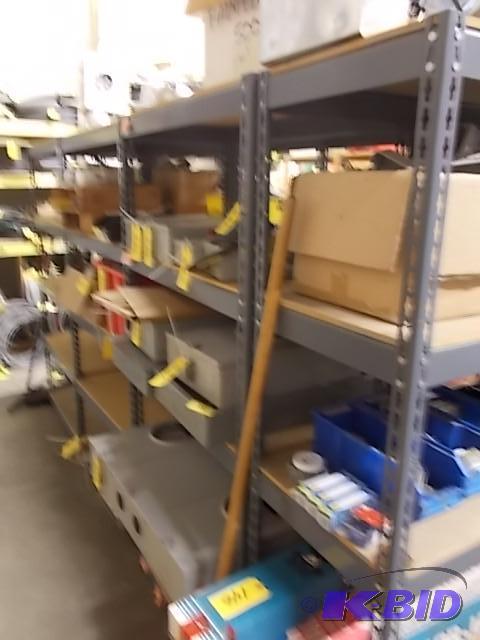 lot 87 image: (6) Sections Shelving, 18 x 36 x 72, (No Cont...