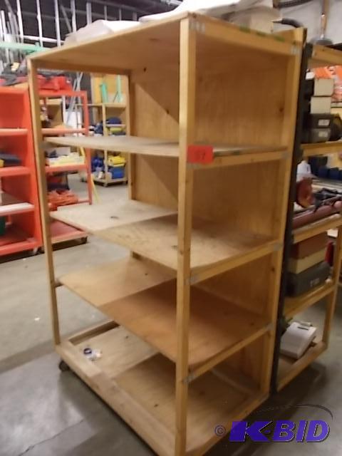lot 89 image: Stock Cart, 48 x 27 x 77, (No Contents)...