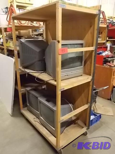 lot 93 image: Stock Cart, 48 x 27 x 77, (No Contents)...