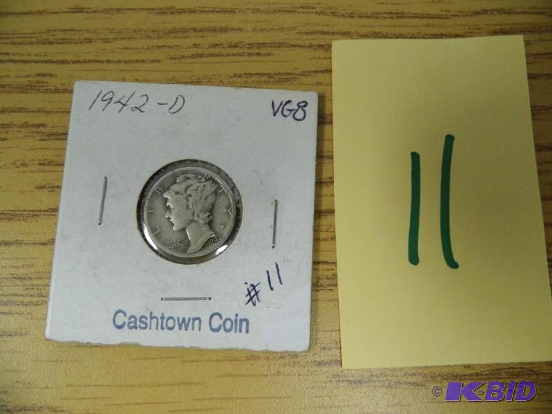 1942 D Mercury Dime