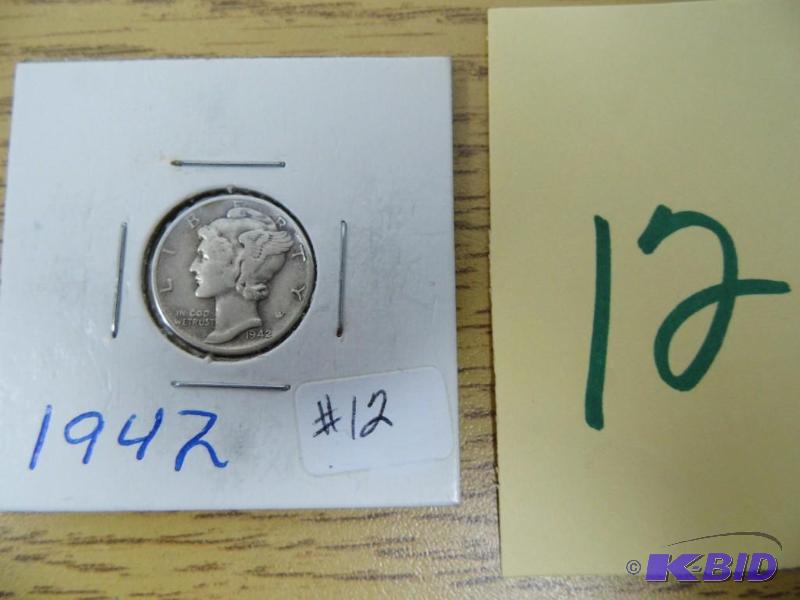 1942 Mercury Dime