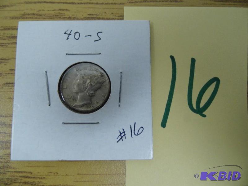 1940 S Mercury Dime