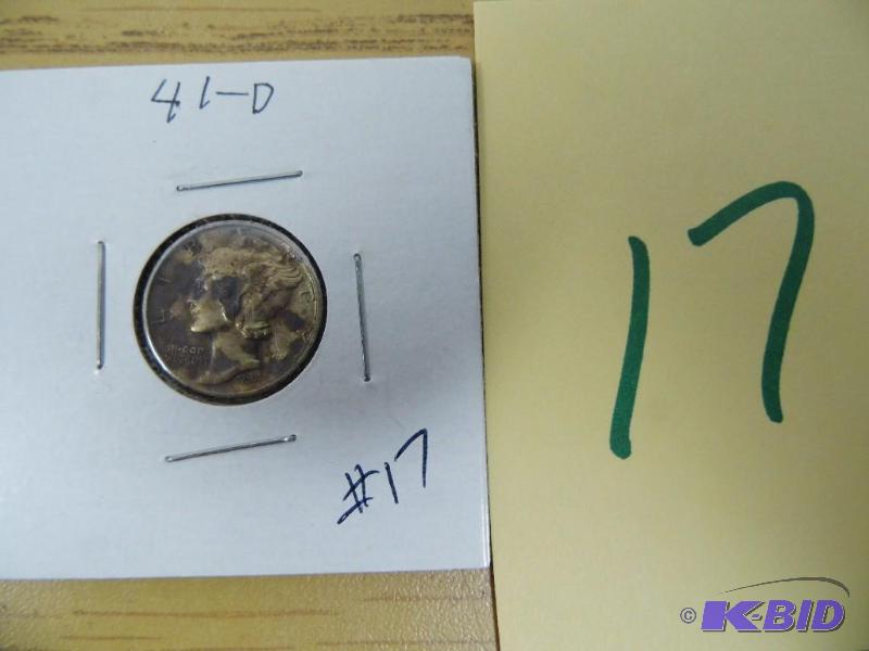 1941 D Mercury Dime
