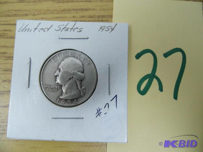 1954 Washington Quarter