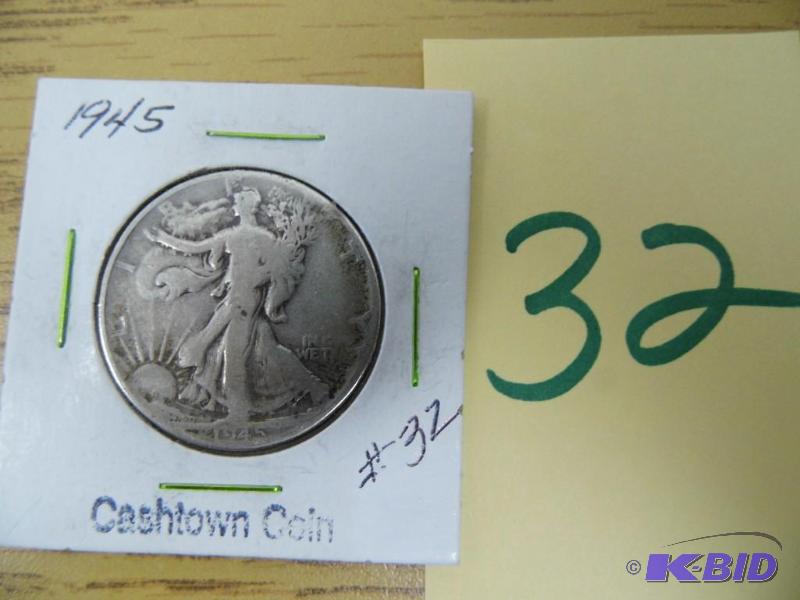 1945 Walking Liberty Half Dollar