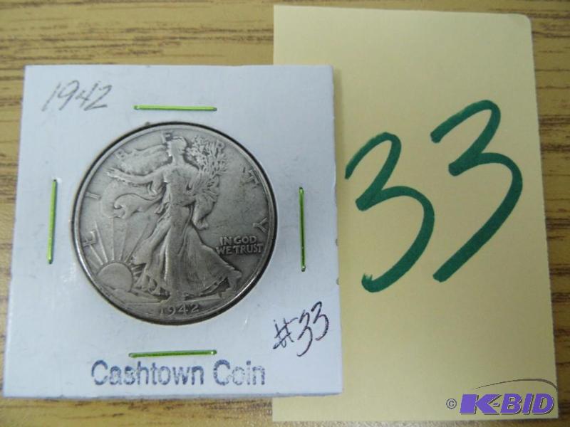 1942 Walking Liberty Half Dollar